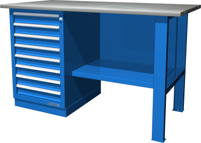 Верстак металлический однотумбовый Ferrum 01.108R Верстак металлический однотумбовый Ferrum 01.108R