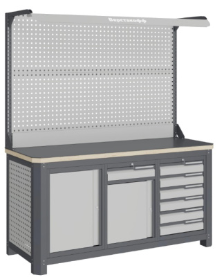 Верстак 3-х тумбовый Верстакофф MCN 1552.S678-2F Верстак 3-х тумбовый Верстакофф MCN 1552.S678-2F