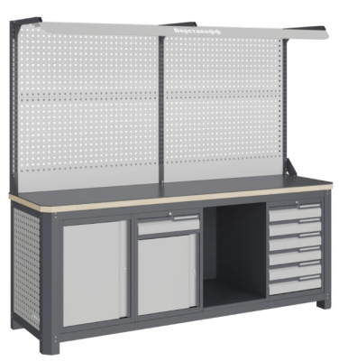 Верстак 4-х тумбовый Верстакофф MCN 2052.S678.1-2F Верстак 4-х тумбовый Верстакофф MCN 2052.S678.1-2F