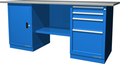 Верстак металлический двухтумбовый Ferrum 01.204R Верстак металлический двухтумбовый Ferrum 01.204R