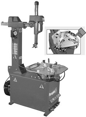 Шиномонтажный станок (стенд) автоматический Ravaglioli G7641I.22. Цвет серый RAL 7040.
